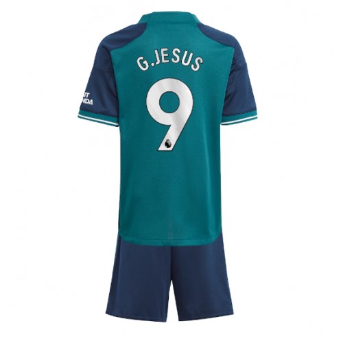 Arsenal Gabriel Jesus #9 Tredjedraktsett Barn 2023-24 Kortermet (+ Korte bukser) Arsenal Gabriel Jesus #9 Tredjedraktsett Barn 2023-24 Kortermet (+ Korte bukser)